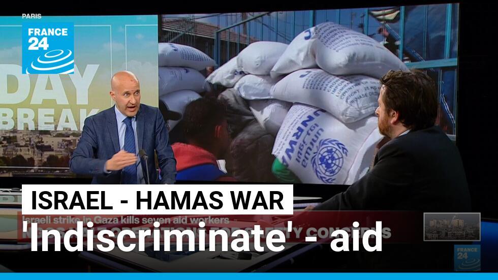 'Aid organisations have been railing against what they say is Israel's indiscriminate bombing'